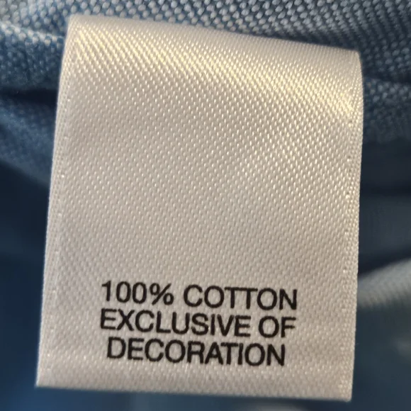 DANIEL CREMIEUX mens Short Sleeve Button Dress Shirt Size LARGE COLOR BLUE LL11 - Picture 15 of 16